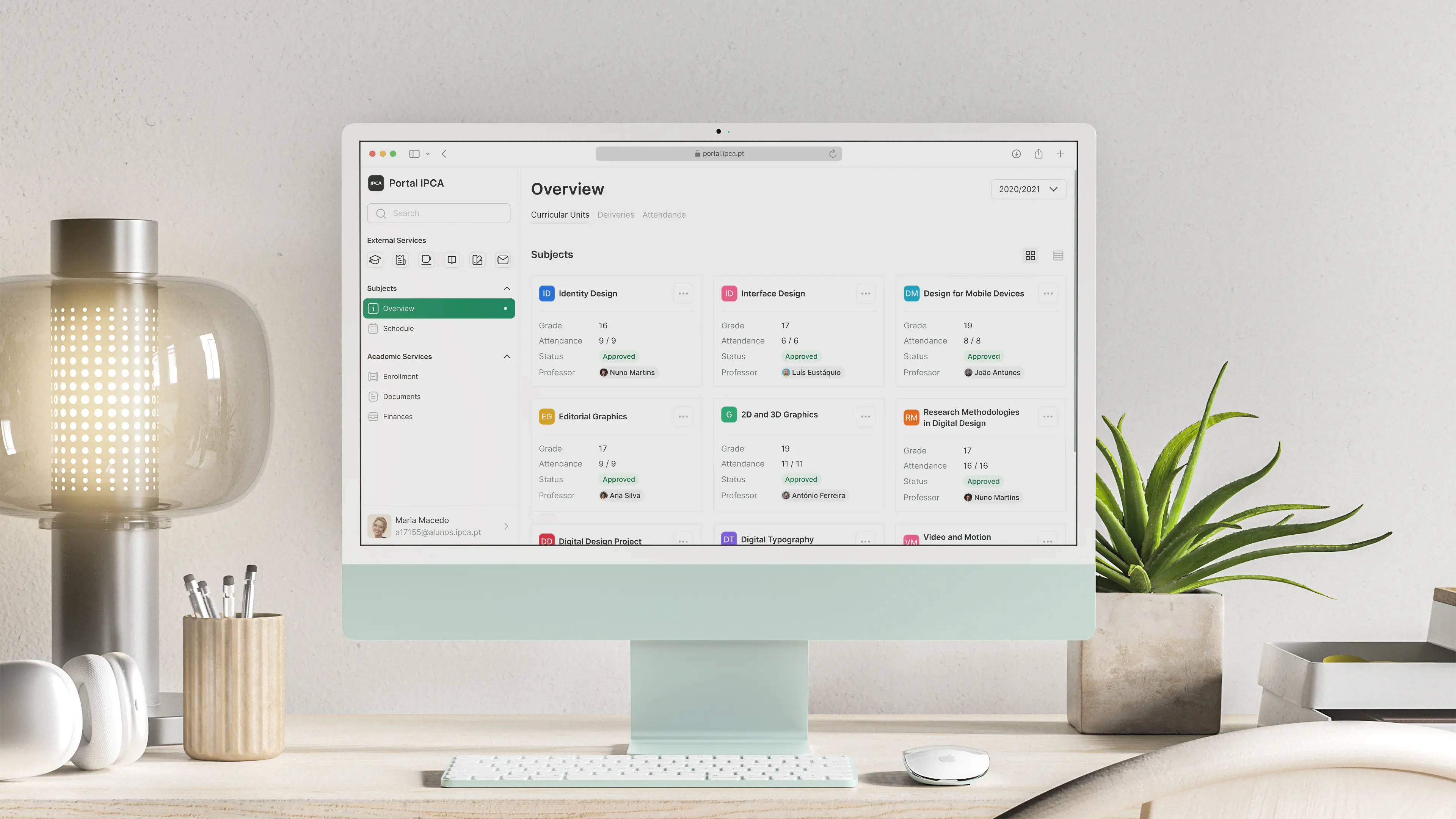Portal IPCA Web Application Overview